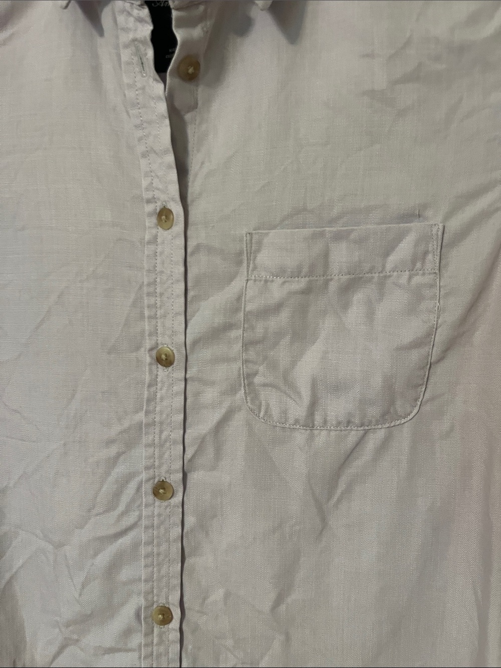 American Eagle Lavender Lyocell Button Down Shirt Top EUC Long Sleeve 19โ p2p - Picture 6 of 6